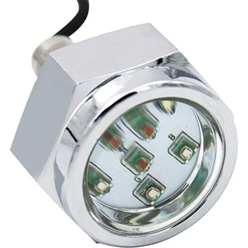 DC10-30V 27W 45W 1/2"NPT Threaded Hexagonal Housing Submarine Underwater Ocean Sea Marine Dock LED Drain Plug Boat Yacht Lights