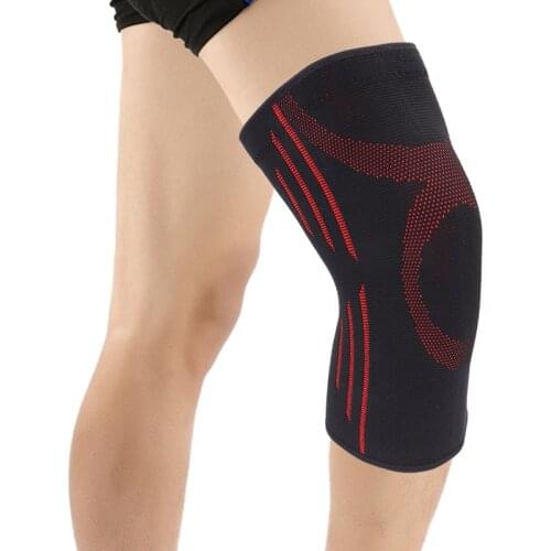 Toms Hug Knee Pad Protector Warm 1 Pair Knee Brace Support Sleeve for Sports Joint Pain Relief and Injury Recovery Red Kneepad