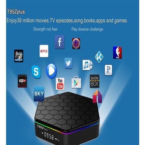 TV Box Android Amlogic S912 Octa Core DDR3 3GB RAM 32GB ROM Hexagon Set-Top Receiver T95Z PLUS 4K with WIFI player