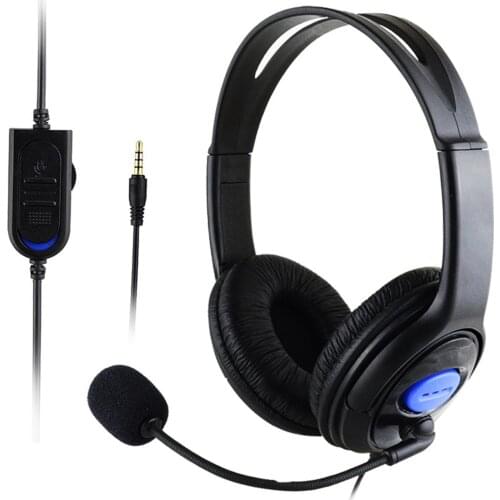 Universal 3.5mm Wired Headset Headphone Stereo Noise Reduction Music Gaming Headphone with Mic Wired Headphone Headset for PC