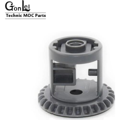 5-10Pcs/Lot High-Tech Differential with Inner Tabs and Closed Center 28 Bevel Teeth Parts 62821 Building Blocks Bricks DIY Toys