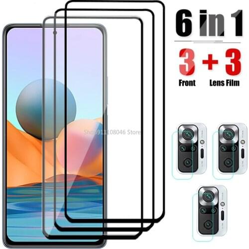 Camera Protective Glass For Xiaomi Redmi Note 10Pro 10 Pro Max Tempered Glass Screen Protector On Xiomi Redme Redmi Not 10S Film