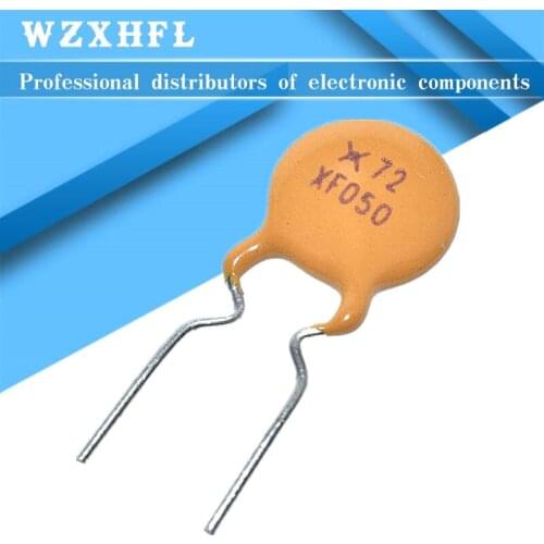 10PCSlot Self recovery fuse RXEF050 XF050 72V 0.5A PPTC