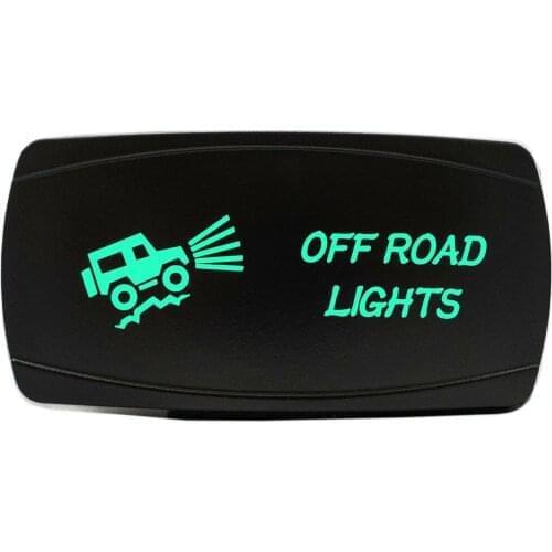 12-24V Car OFF ROAD LIGHTS 12V 20A Toggle Rocker Switch Blue LED Light 5Pin ON OFF switch for RV SUV ATV CAMPER CARAVAN