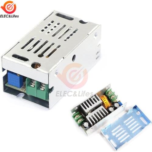 12A 200W DC-DC Buck Step Down Module DC/DC 4.5-30V to 0.8-32V Adjustable Voltage Regulator Car Power Supply Module with Housing