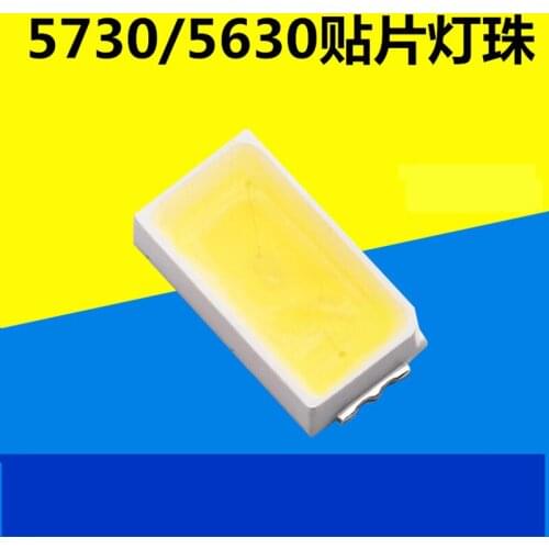 300 piece/lot LED lamp bead 5730/5630 SMD super bright LED 0.5w 3V tile ceiling lamp wick