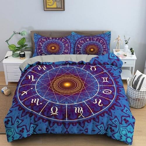 3D Bohemia Bedding Set Comfortable Duvet Cover With Pillowcase Quilt Cover Queen King Size for Kids Boy Home Textile