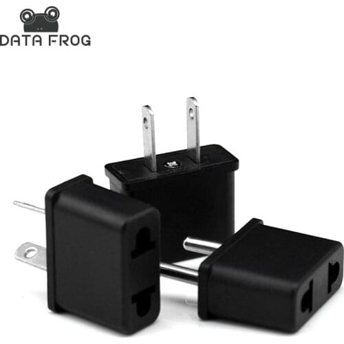 DataFrog US To EU Plug Adapter EU To US Transform Plug AU To US/EU Conversion Plug Support 125V-250V Plug Adapter