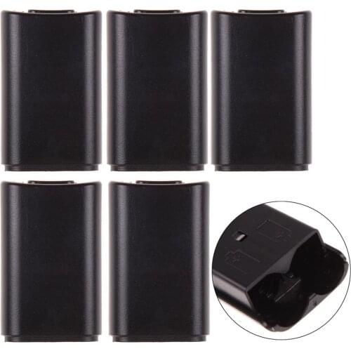 ALLOYSEED 5XAA BatteryBack Cover PackCase Replacement XBOX360WirelessController Black
