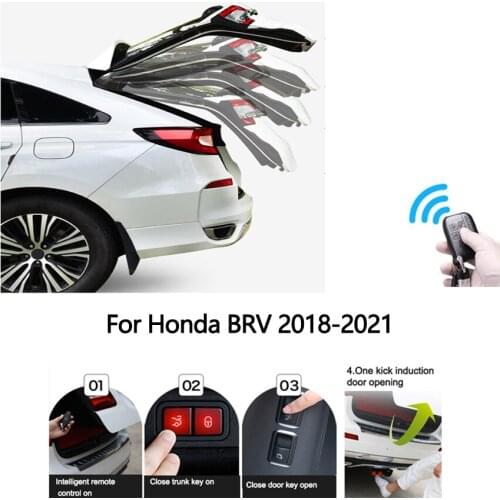 For Honda BRV 2018-2021 Electric Tailgate Modified Tailgate Car Modification Automatic Lifting Rear Door Electric Trunk