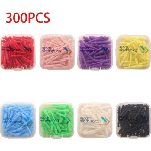 Eucalyptus Sports 2ba soft dart tips Plastic dart tip Special for electronic dart board 300pcs