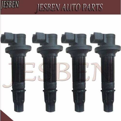 4PCS F6T549 5EB-82310-00-00 Ignition Coil For Yamaha YZF-R6 YZF R6 1999 2000 2001 2002 NO# 5EB823100000 5EB-82310 5EB-82310-00