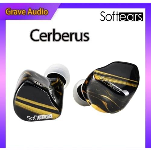SoftEars CERBERUS In-Ear Earphone 1DD+4BA+2EST Hybrid Drivers HiFi Earbuds with 2Pin 0.78mm Detachable Cable Flagship Headset