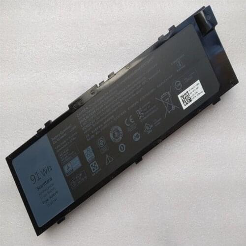 New MFKVP battery For Dell Precision 15 7510 7520 M7510 17 7710 7720 M7710 TWCPG T05W1 Genuine Laptop Battery 11.4V 91Wh