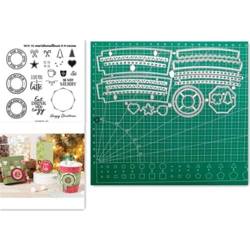 Clear Stamps and Metal Cutting Dies Stencil For DIY Scrapbooking Dies Embossing Paper Card Making New TAG Cut Dies For 2021