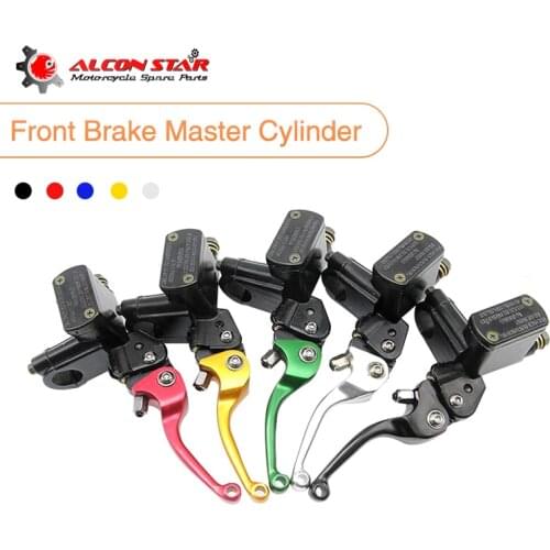 Sclmotos- CNC Motorcycle Dirt Bike Offroad ASV Folding Brake Master Cylinder Lever With Front Brake Pump For KTM CRF KLX YZF RMZ