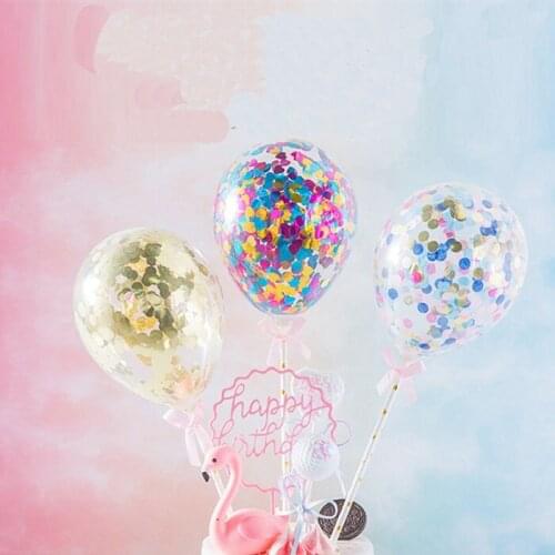 Cake topper banner for DIY Cupcake Wrapper Baking Cup birthday/wedding party bar Table baby shower 5inches balloons