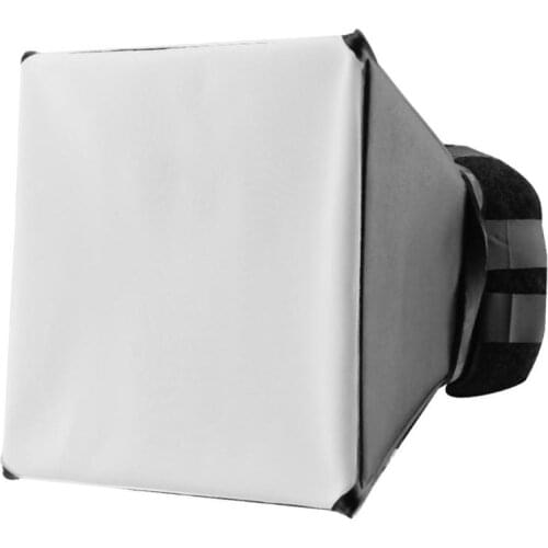Universal Flash Light Diffuser Softbox , Foldable Photo Studio Light Soft Box PVC for Canon for Nikon for Sony Olympus