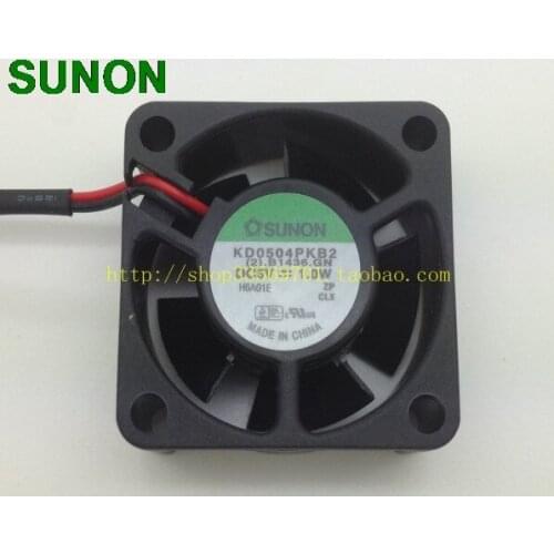 SUNON KD0504PKB2 4020 4CM 5V dual ball bearing fan 2 -wire fan