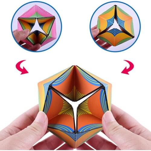 Flip Magic Cube Magic Infinite Shape Decompression Toy Office Decompression Autism Toy