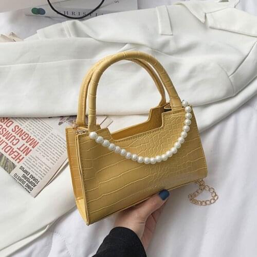 Spring Fashion Chain Square Small Bag Designer Solid Color Women Handbags Female Pu Leather Shoulder Bags Lady Crossbody Bag