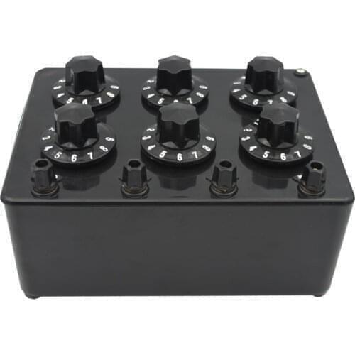 ZX21g Precision Plastic Variable Decade Resistance Resistor Box For Physical Electricity Teaching Instrument