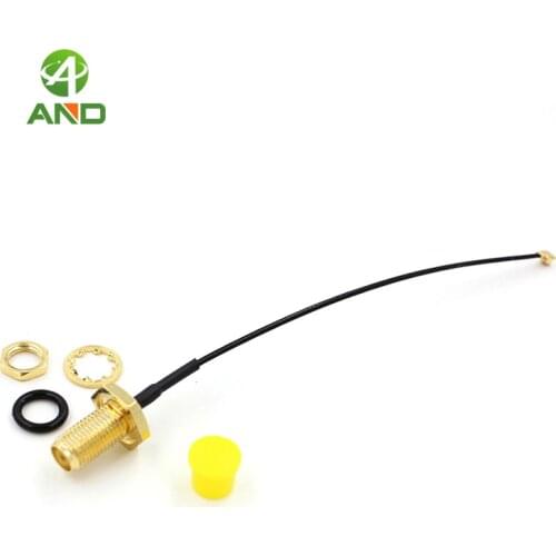 100pcs/lot IP66 waterproof SMA female adapter,RF1.13 cable with IPEX,RF jumper With O-Ring