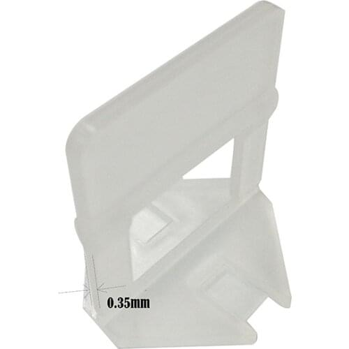 100pcs 0.35mm Tile Leveling Plastique Creatif Transparent Kit Tools