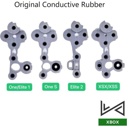 30 Pcs/Lots Silicon Conductive Rubber For Xbox One /Slim Controller Contact Key Button Pads For Xbox Elite Series X/S Gamepad