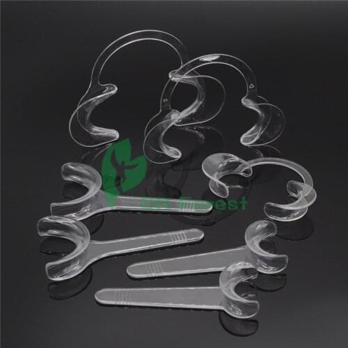 4Pcs Dental T-shape Cheek Openner & 3Pcs Dental Full size C-Shape Intraoral cheek Openers For Lab Supplies