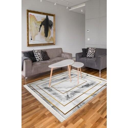80 cm x 150 cm Decorative Washable Non-Slip Leather Soled Living Room Rug