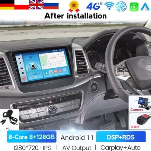 9" Android 10.0 Smart Car Radio Video Player For SsangYong Rexton 2019 Auto Multimedia GPS Stereo Carplay 4GLTE Rear View No DVD