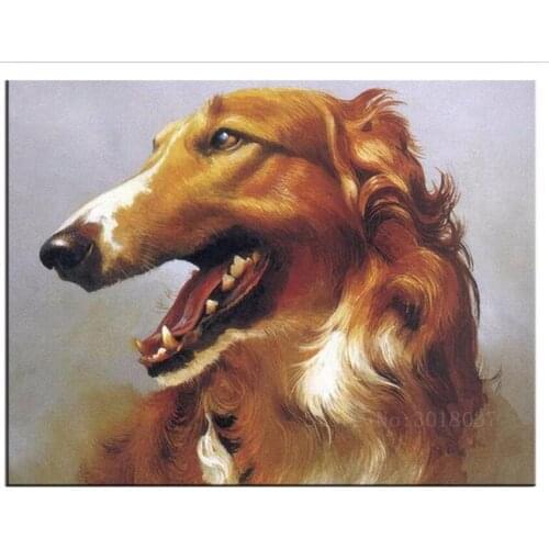 Diamond Mosaic Diy 5D Diamond Embroidery Long Mouth Curly Dog 3D Diamond Painting Cross Stitch Floral Rhinestone Decoration Kits