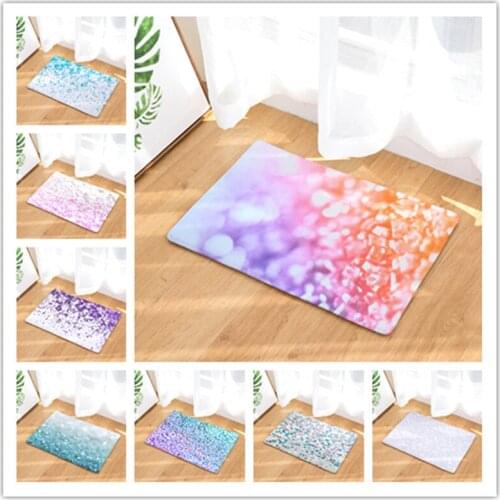 Dazzle Colour Printing Floor Mats Living Rooms Anti-slip Carpet for Bedroom Kitchen Bathroom Rug Welcome Mats for Front Door