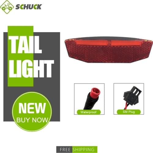 Electric Bike Light for E bike Taillight Rear light for Electric Scooter Bicycle Rear Tial Light Brake Night Safety
