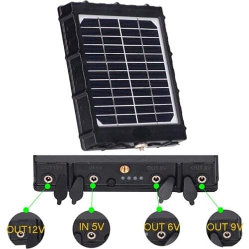 4G Hunting Camera Solar Panel BL480L-P Photo Traps solar panel 8000maH 3W aluminum battery polymer for hunting game camera 4G