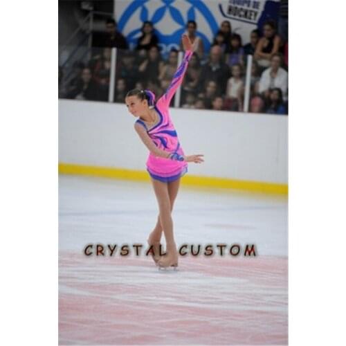 Custom Figure Skating Dresses Crystal New Brand Vogue Ice Skating Competition Dress DR3270