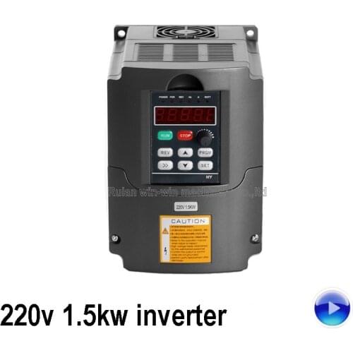 HY 1500W VFD Spindle inverter 220V 1.5kw 50 60 HZ Frequency Drive Inverter Machine Inverter for film blowing machine