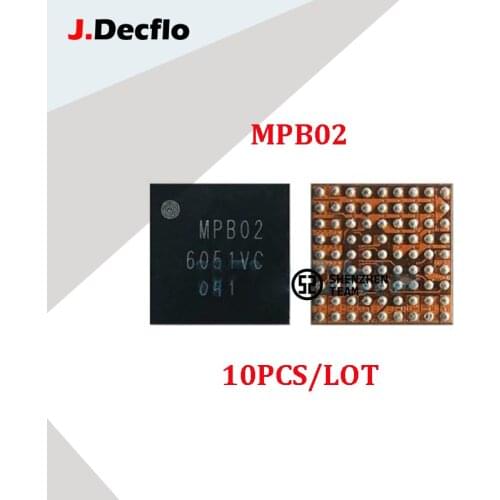 JDecflo 10Pcs/Lot PMIC MPB02 S2MPB02 For Power IC Samsung S6 G9200 G920F S7 EDGE S8+ NOTE5 Integrated Circuits Replacement Parts