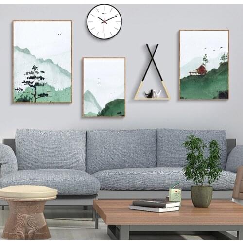 Beautiful Landscape Pictures Wall Art Realistic Canvas Painting Life Quotes Nordic Vintage Posters Prints Living Room Home Decor