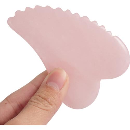 Natural Jade Face Massager Gua sha Scraper Board Facial Guasha Meridian Muscle Relaxation Skin Lifting Face Thin Gouache Scraper