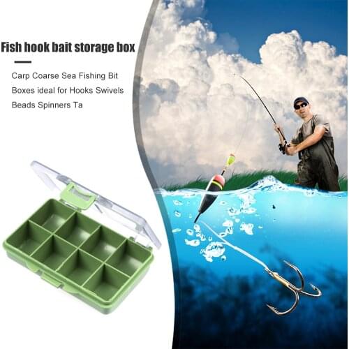 Multi-Grids Fishing Lure Storage Box Carp Fish Hooks Bait Plastic Case Organizer Square Case Pesca Fishing Accessories