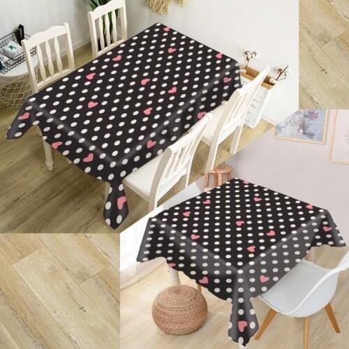 Custom Love Pattern Tablecloth Santa Claus Square /Rectangular Tablecloth For Wedding Table Cloth TV Covers Tea Tablecloth