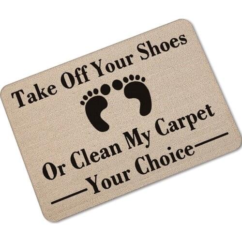 Drop Shipping Funny Doormat Your Choice HOME Welcome Mat Christmas Decorations for Home Floor Mat