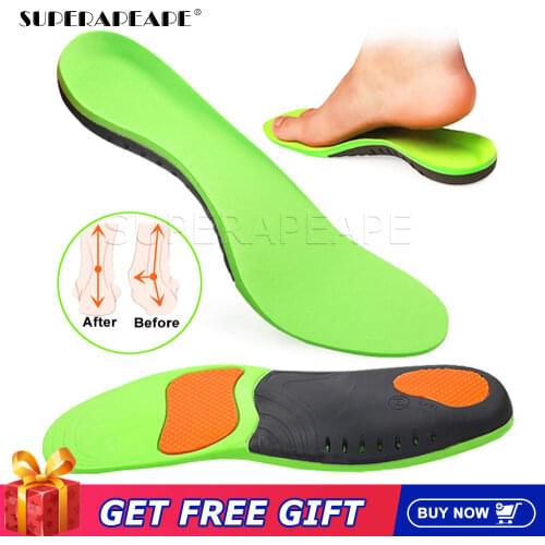 High Quality EVA Orthotic Insole For Flat Feet Arch Support Orthopedic insole For Men Shoe Pad shoes insert Shoes Sole