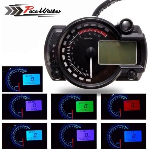2016-2017 15000rpm modern RX2N similar LCD digital Motorcycle odometer speedometer tachometer adjustable MAX 299KM/H