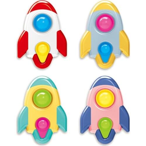 425F Finger Toy Push Bubble Mini Rockets Relaxation Funny Toy for Kids Hand Therapy