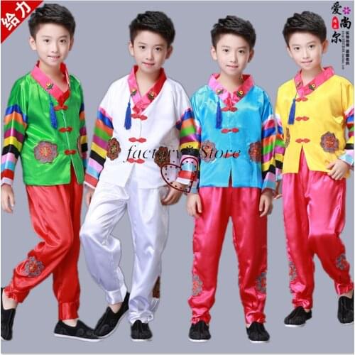 Children Hanbok Boys Performance Clothing Korean Ethnic Clothing Boys Hanbok Korean South Korea