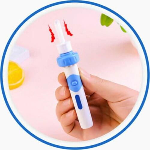 Electric Cordless Vacuum Ear Cleaner Safe Painless Cleaning Wax Remover Tool NSV775