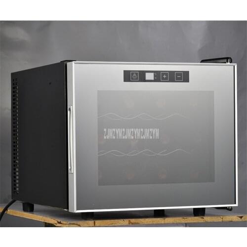 3 Layer 29L Electric Red Wine Cabinet 12 Bottle Constant Temperature Stainless Steel Home Ice Bar Mini Wine Refrigerator TL-29
